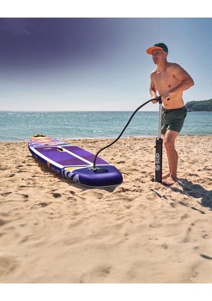 350X89X15 Supboard Paddle Board Şişme Sörf Tahtası Tam Set Sup Board Ultra Violet