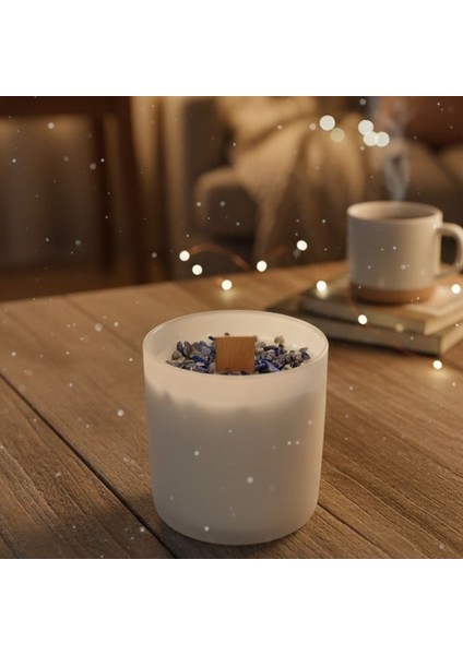 Zest - Lapis Lazuli Taşlı %100 Soya Wax Özel Kokulu Mum fiyatları
