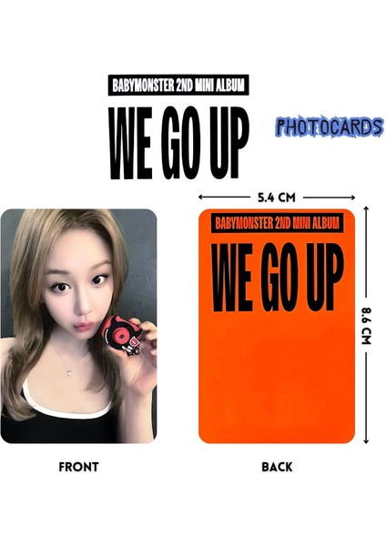 Babymonster '' We Go Up '' Photocards Set Pob 1 fiyatları
