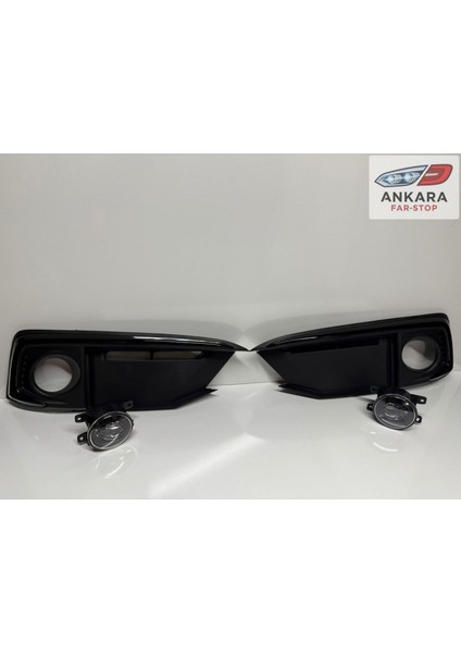 Honda Civic Fc5 2019-2021 Makyajlı Kasa Sis Lamba ve Kapak Takımı (Siyah Tip-Ön Sağ-Sol Ledli 2 Sis-2 Kapak) fiyatları