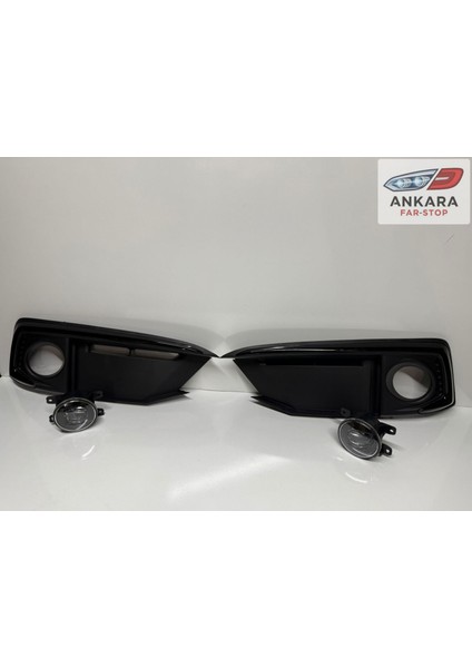 Honda Civic Fc5 2019-2021 Makyajlı Kasa Sis Lamba ve Kapak Takımı (Siyah Tip-Ön Sağ-Sol Ledli 2 Sis-2 Kapak) modelleri