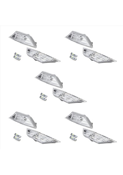 Honda Civic 2016 2017 2018 2018 Için T10 Ampulleri ile 5x Araba LED Yan Işaretli Dönüş Sinyal Lambası (Yurt Dışından)