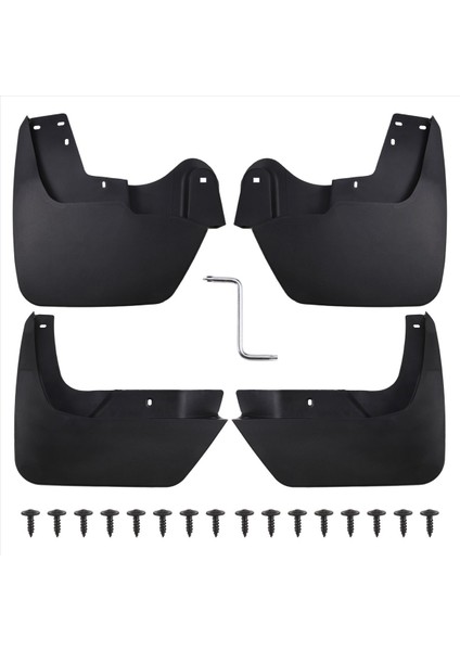 Renault Duster Hm 2018-2023 Mudflap Muhafızları Ön Arka Çamurluk Tekerlekleri Parlaması (Yurt Dışından) fırsatları