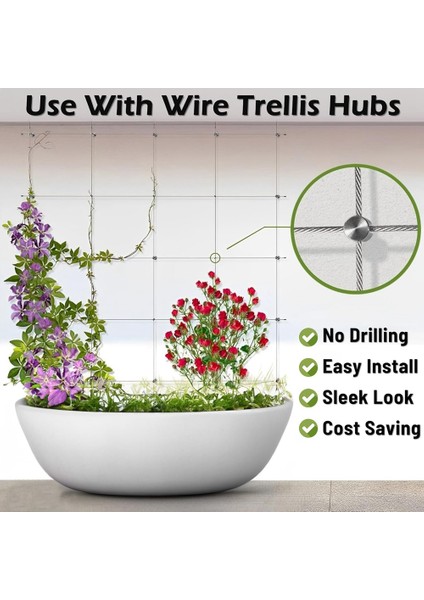 20 Adet Çapraz Kablo Kelepçeleri 1/8 Inç Tel Halat Veya Çubuk Bağlantı Parçaları Için Paslanmaz Çelik Çapraz Kelepçeler Sondaj Gerekli Klipsler Yok (Yurt Dışından) fırsatları