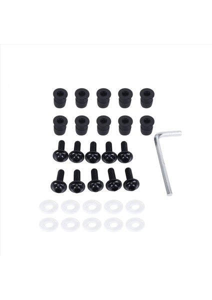 20PCS M5 Cıvatalar Motosiklet Metrik Kauçuk Kuyu Somunları Ön Cam Aksesuarları Için Evrensel Evrensel (Yurt Dışından) fiyatları