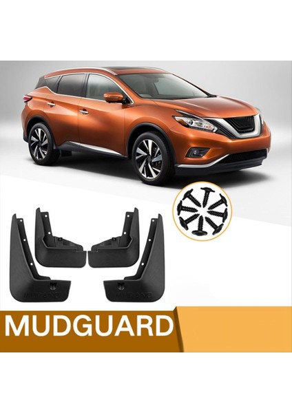 Nissan Murano Için Mudguard 2015-2023 Ön Arka Çamurluk Çamur Flaps Guard Sıçrama Flep Mudguards Araç Aksesuarları (Yurt Dışından) modelleri