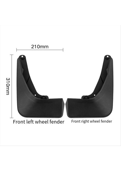 Toyota Yaris Için Araba Çamurları Cross gr gr 2023 Çamurluk Çamurluk Flep Splash Gardiyanlar (Yurt Dışından) modelleri