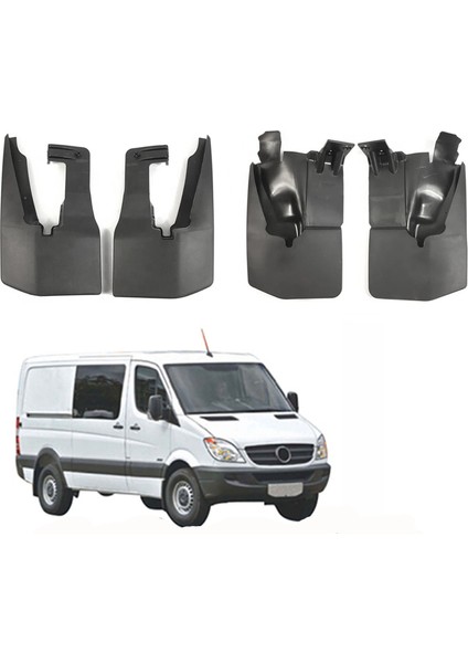 Mercedes Için Çamurluklar Sprinter W906 Crafter 2006-2017 Ön Tekerlek Çamurlar Çamur Flaps Splash Gardiyanlar (Yurt Dışından) fiyatları
