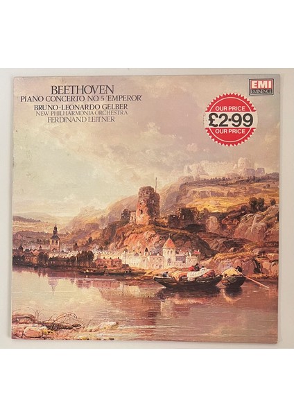 Beethoven Piano Concerto No. 5 Emperor Lp Plak (Orjinal Dönem Baskı Plak)