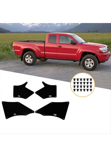 Toyota Tacoma Için Araba Sıçrama Muhafızları 2005 Ön Fender Liner Çamurlu Kanatlar Çamurluk Aksesuarları (Yurt Dışından) indirimleri
