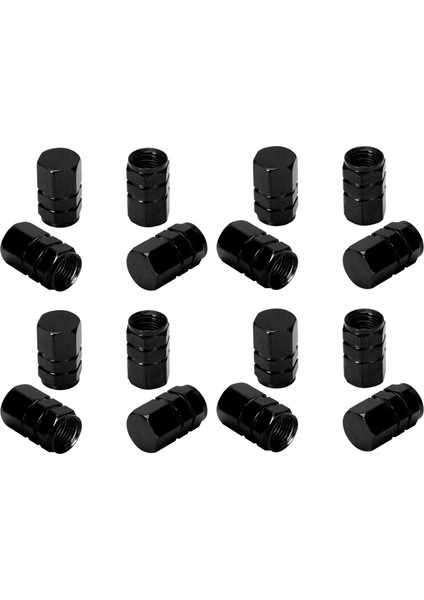 16PCS Alüminyum Lastik Tekerleği Jantlar Gövde Hava Valf Kapakları Lastik Kapak Araba Kamyon Bisiklet (Yurt Dışından)