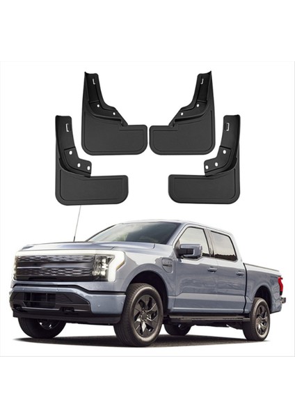 Ford F-150 Lightning Için Araba Çamur Fleps 2021+ Çamurluklar Çamurluk Çamur Guard Flep Splash Flaps Aksesuarları (Yurt Dışından) fiyatları