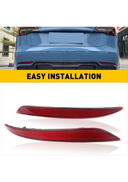 Araba Sağ Trage Lambası Işık Kapağı Arka Tampon Reflektör Kapağı 1077407-00-F Tesla Model 3 2017-2022 Için (Yurt Dışından) indirimleri