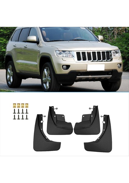 Araba Çamur Çamurlu Flaps Çamur Koruma Flep Splash Flaps Jeep Grand Cherokee Için Aksesuarlar 2011-2021 (Yurt Dışından) modelleri