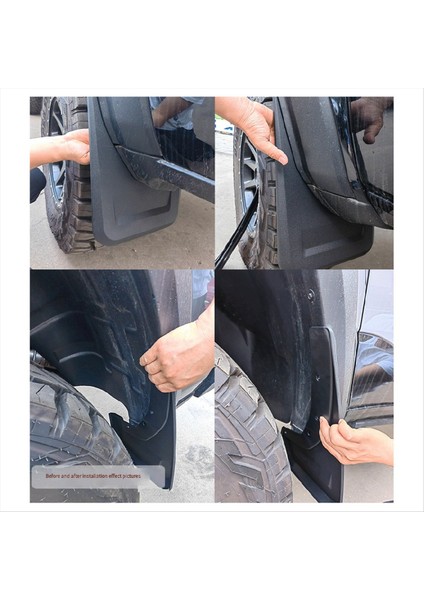 4pcs Araba Çamurlu Dodge Ram Trx 2022-2025 Çamur Koruma Seti (Yurt Dışından) fırsatları