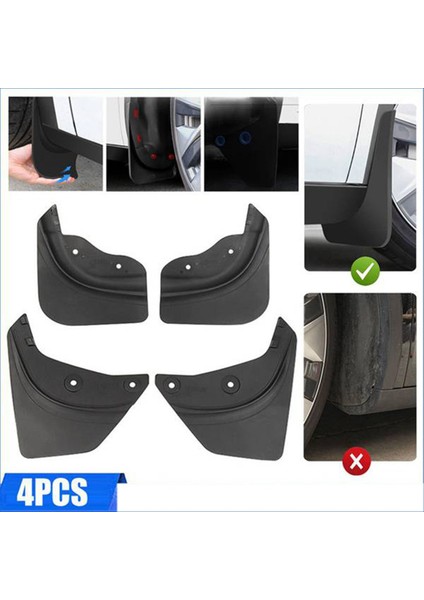 Tesla Için Çamurluklar Model Y 2021-2025 Araba Tekerlek Çamur Fleps Sıçramaları Gitçeler Çamurlular Ön Arka Çamurluk Koruyucu Otomatik Parçalar (Yurt Dışından) fiyatları