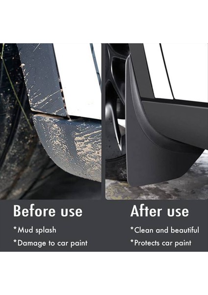 Tesla Için Çamurluklar Model Y 2021-2025 Araba Tekerlek Çamur Fleps Sıçramaları Gitçeler Çamurlular Ön Arka Çamurluk Koruyucu Otomatik Parçalar (Yurt Dışından) fırsatları