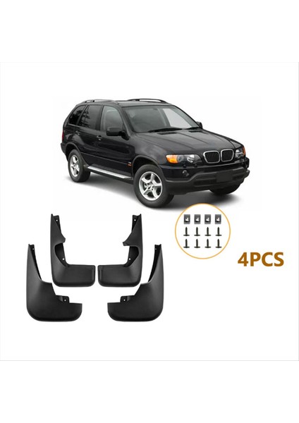 Araba Çamur Kanatları Çamur Çamur Koruma Flep Splash Flaps Aksesuarlar Bmw X5 2002-2007 Pedallı (Yurt Dışından) indirimleri