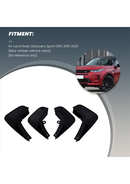 Land Rover Discovery Sport L550 2015-2020 Mudguards Splash Gardiyanlar Çamurluk Parlama Arka Araç Aksesuarları (Yurt Dışından) modelleri
