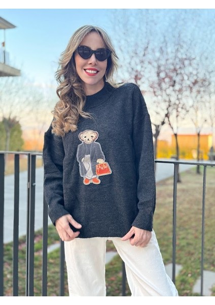 Teddy Nakışlı Kazak modelleri