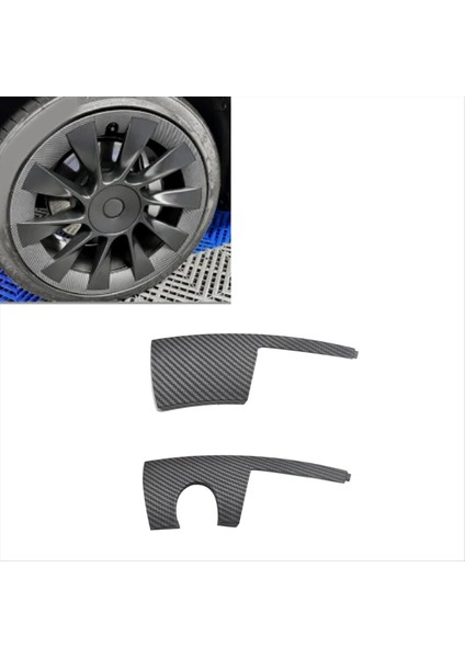 Tesla Için 40PCS Model Y 2020-2023 Hub Kapağı Jant Yaması 20 Inç Tekerlek Koruyucular Hubcap Aksesuarları Karbon (Yurt Dışından)