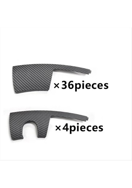 Tesla Için 40PCS Model Y 2020-2023 Hub Kapağı Jant Yaması 20 Inç Tekerlek Koruyucular Hubcap Aksesuarları Karbon (Yurt Dışından) modelleri