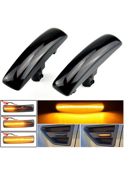 Land Rover Discovery Için Akışlı Çamurluk Yan Işık Side Sinyal Çamurluk Işık Otomobil 3/4 Lr2 Range Rover Sport (Yurt Dışından) fırsatları