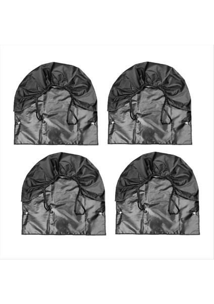 4pcs Araç Tekerlek Lastiği Kapağı Su Geçirmez Uv Kapak Tekerlek Lastiği Koruyucu Kapak Rv Araç Kamyonu 27-29INCH Tekerlek Lastiği (Yurt Dışından)