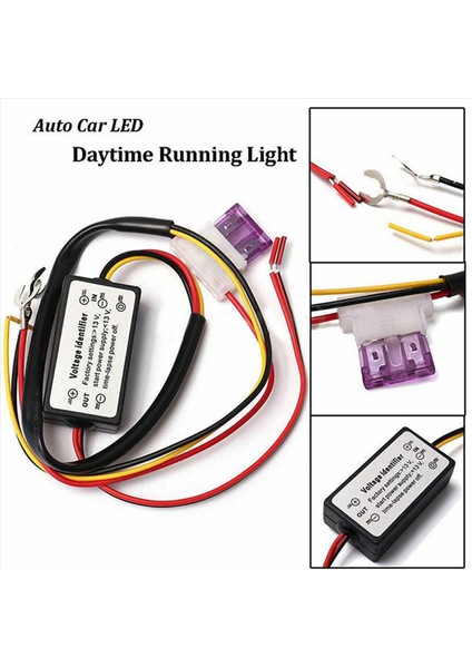 2x Araba LED Gündüz Koşu Işıkları Denetleyicisi Röle Kabuğu Dimmer Dimmer Açık/kapalı 12-18V Sis Lambası Denetleyicisi Drl Denetleyicisi (Yurt Dışından) fiyatları