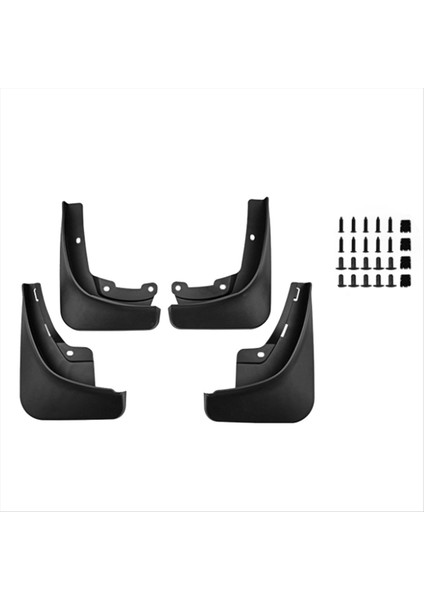Tesla Model 3 2023+ Çamurluk Çamur Koruma Flep Splash Fleps Mudflapor Aksesuarları (Yurt Dışından)