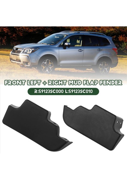 59123-SC000 59123-SC010 Sol Sağa Çamur Flap Çamurluk Plakası Subaru Forester 2009-2013 (Yurt Dışından) fırsatları