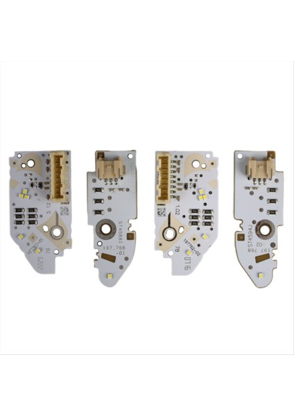 4pcs/set Gündüz Koşu Işıkları Pcb Drl Board 197762-01 197762-02 Audi A6 C7 2016-2018 Far LED Çip Tahtası Için (Yurt Dışından)