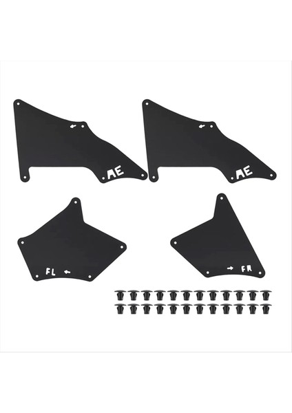 1 Set Yeni 1 Adet Araba Çamurluk Conta Contası Koruyucu 53735-35150 53736-35150 53886-35020 Toyota Prado Için (Yurt Dışından)