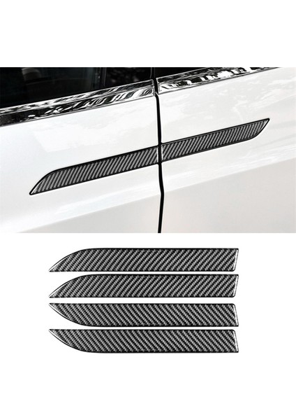 Tesla Model x 2014-2022 Karbon Fiber Dış Kapı Kolu Paneli Kapak Kaplama Arabası Sticker Dekorasyon Aksesuarları (Yurt Dışından) fiyatları