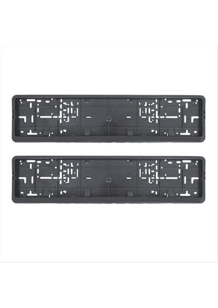 2pcs Avrupa Plaka Çerçevesi Otomatik Aksesuar Montaj Plakası ile Su Geçirmez Sahibi Avrupa Versiyonu (Yurt Dışından)