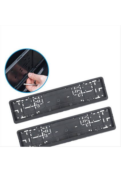 2pcs Avrupa Plaka Çerçevesi Otomatik Aksesuar Montaj Plakası ile Su Geçirmez Sahibi Avrupa Versiyonu (Yurt Dışından) indirimleri