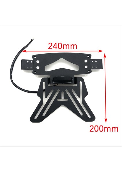 Ayarlanabilir Motosiklet Plakası Montaj Tutucu Braketi- Evrensel Kat Plaka Kuyruk Işık Tutucu (Yurt Dışından) indirimleri