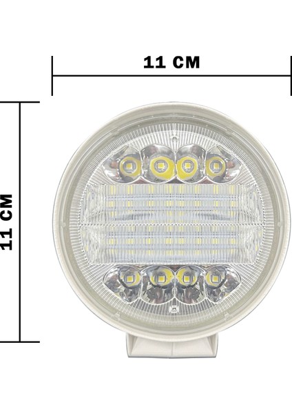 Off Road Yuvarlak Sis Farı Sis Lambası Çalışma Lambası Projektör Marina Tekne Lambası fırsatları