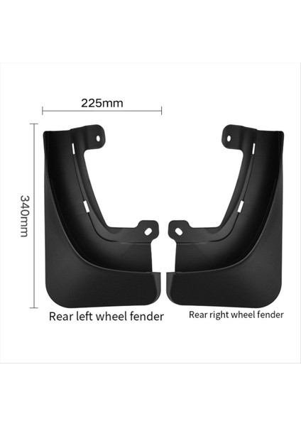 Araba Çamur Kanatları Çamurluklar Sıçrama Tesla Model x 2023 Araba Dekorasyon Aksesuarları Için Çamurluk Gider (Yurt Dışından) fiyatları