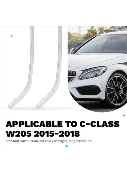 Mercedes-Benz C-Class W205 2015-2018 Için Araba Gündüz Koşu Işık Kılavuzu Şerit Farlar Işık Şeritleri (Yurt Dışından) indirimleri