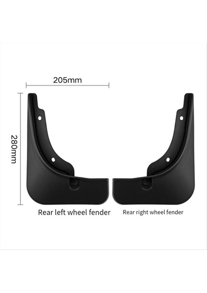 Kia Niro Ev Hybrid 2023 2024 Çamurlu Çamur Fleps Splash Gardiyanlar Ön Arka Tekerlekler Çamurluk Araç Aksesuarları 4 Pcs (Yurt Dışından) fırsatları