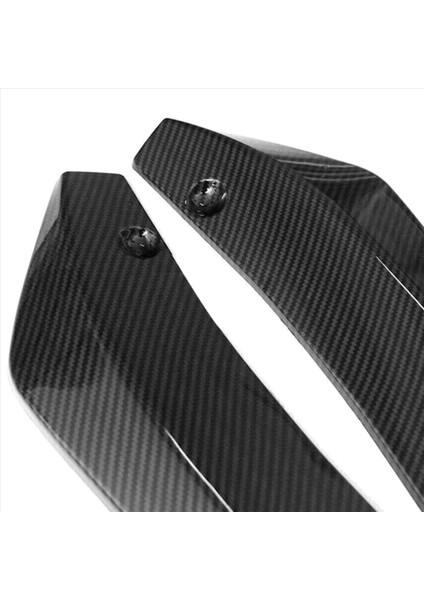 4 x Araç Karbon Fiber Arka Tampon Dudak Difüzör Ayırtıcı Koruyucu (Yurt Dışından) fiyatları