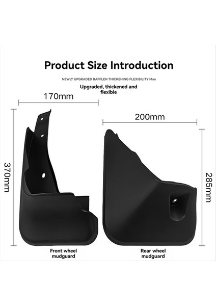 4pcs Araba Mudguard Fender Ön ve Arka Lexus NX200T NX300H 2017-2022 Araç Aksesuarları (Yurt Dışından) fırsatları