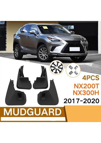 4pcs Araba Mudguard Fender Ön ve Arka Lexus NX200T NX300H 2017-2022 Araç Aksesuarları (Yurt Dışından) indirimleri