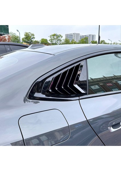 Araba Arka Pencere Kartelerinde Kepenkleri Kuşaklar Bmw 4 Serisi Gran Coupe G26 2020+ Araç Aksesuarları Parlak Siyah (Yurt Dışından) modelleri