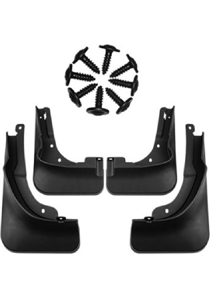 Mercedes Için Araba Çamur Hafesi Benz Glc Pedallı 2023+ Çamurluk Çamur Koruma Flep Splash Flaps Mudguards Aksesuarları (Yurt Dışından)