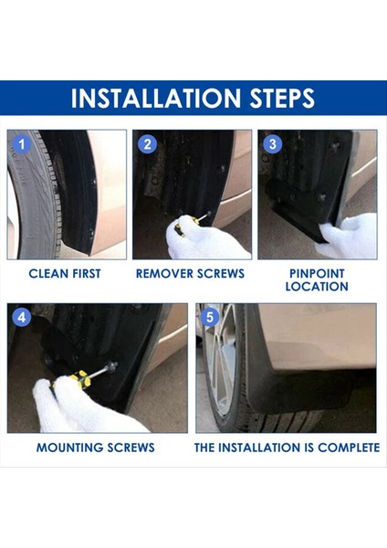 4pcs Araba Çamurlu Çamur Fleps Renault Için Captur 2013-2019 Için Çamur Koruyucusu Çamurluk (Yurt Dışından) modelleri