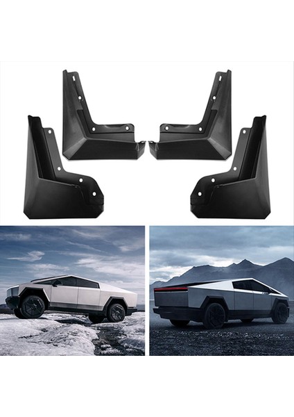 Tesla Cybertruck 2024 Ön Arka Çamur Fleps Için Araba Çamurlukları Gardiyanlar Sıçrama Çamurluk Araba Dış Aksesuarları (Yurt Dışından) modelleri