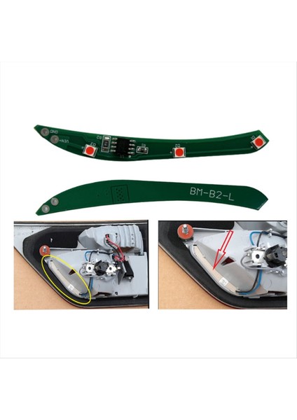 Araç Arka Iç Kuyruk Işık Tamir Çipi Devre Kartı LED Sürücü Modülü Yonga Kartı Bmw X3 E83 2007-2010 Sol (Yurt Dışından) modelleri