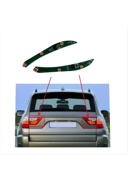 Araç Arka Iç Kuyruk Işık Tamir Çipi Devre Kartı LED Sürücü Modülü Yonga Kartı Bmw X3 E83 2007-2010 Sol (Yurt Dışından) indirimleri